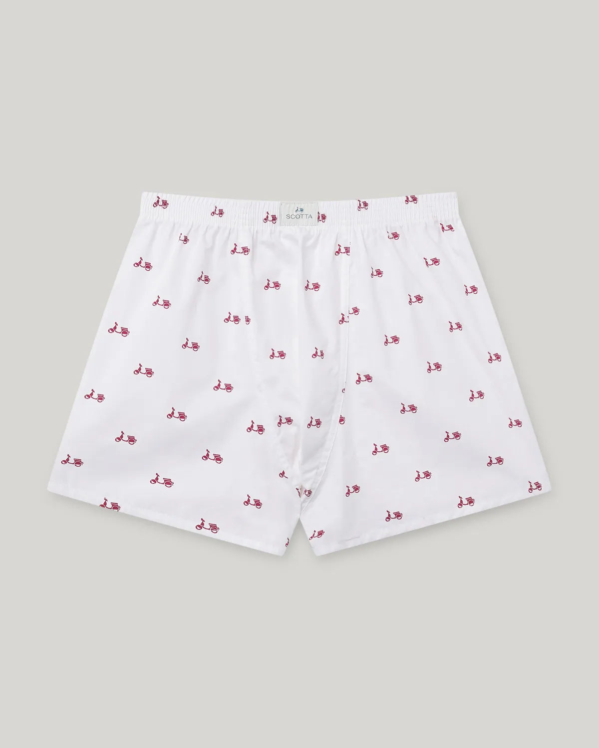Calzoncillos logo orgánico burdeos | SCOTTA