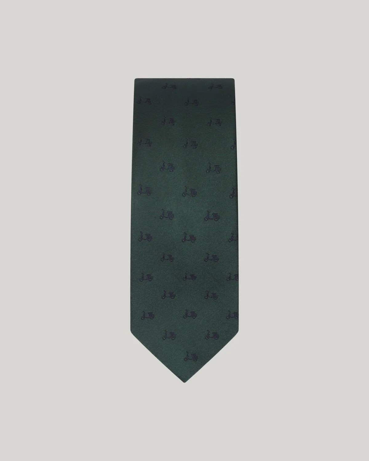 Corbata logo seda verde | SCOTTA