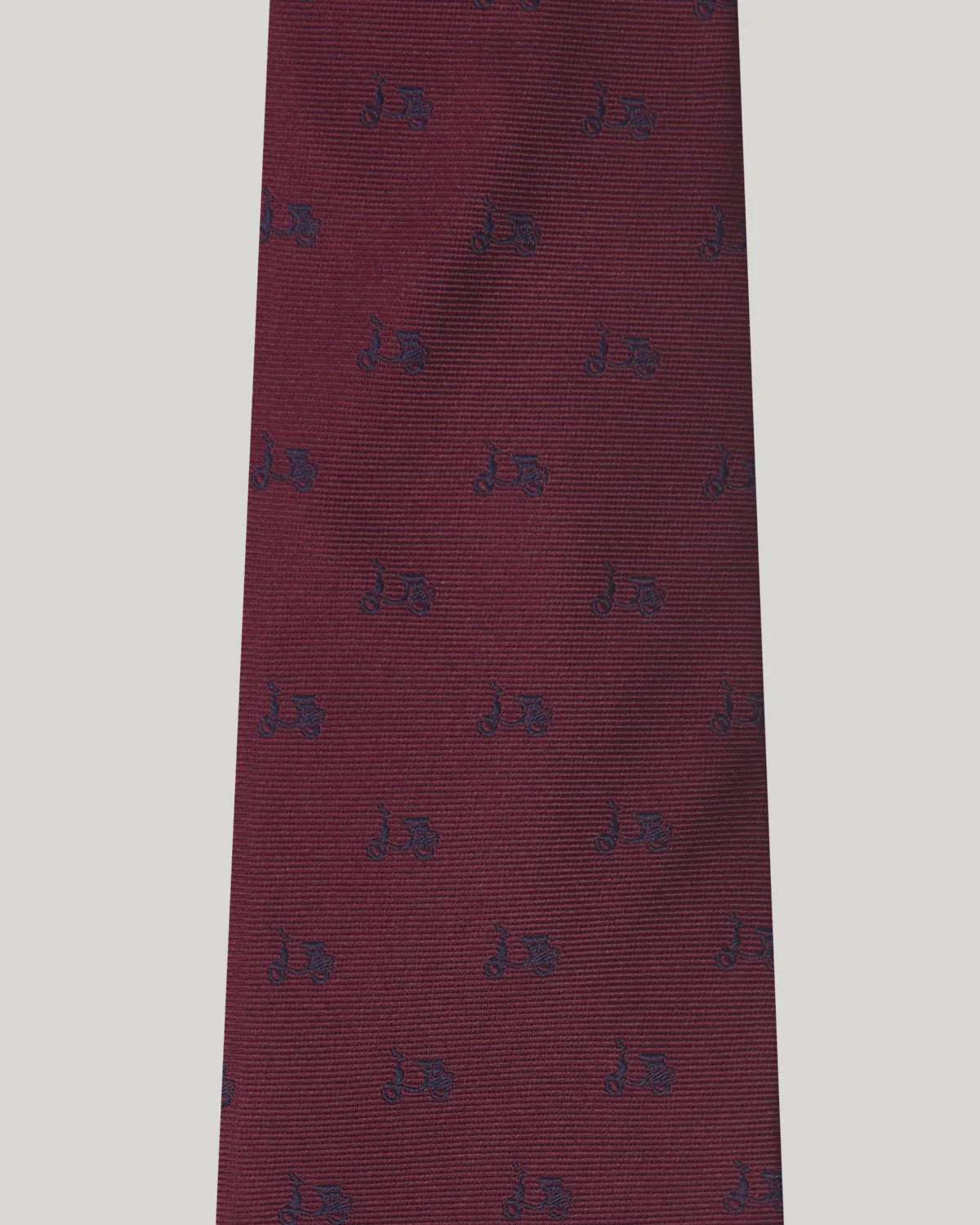 Corbata logo seda burdeos | SCOTTA