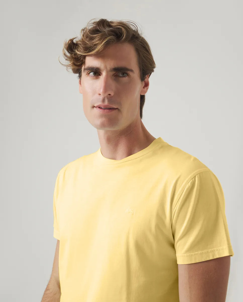 Camiseta classic organic amarillo | SCOTTA