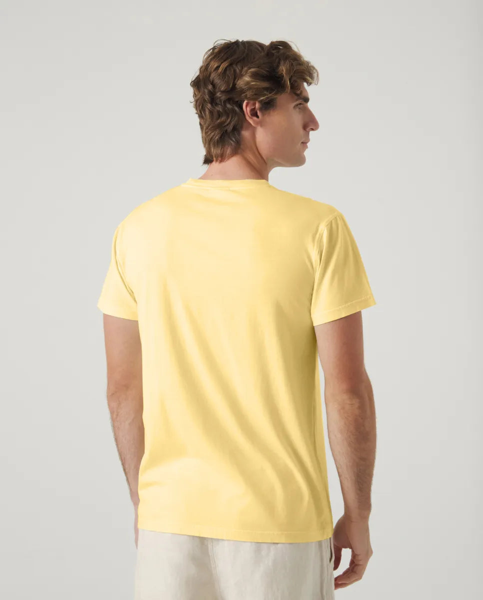 Camiseta classic organic amarillo | SCOTTA