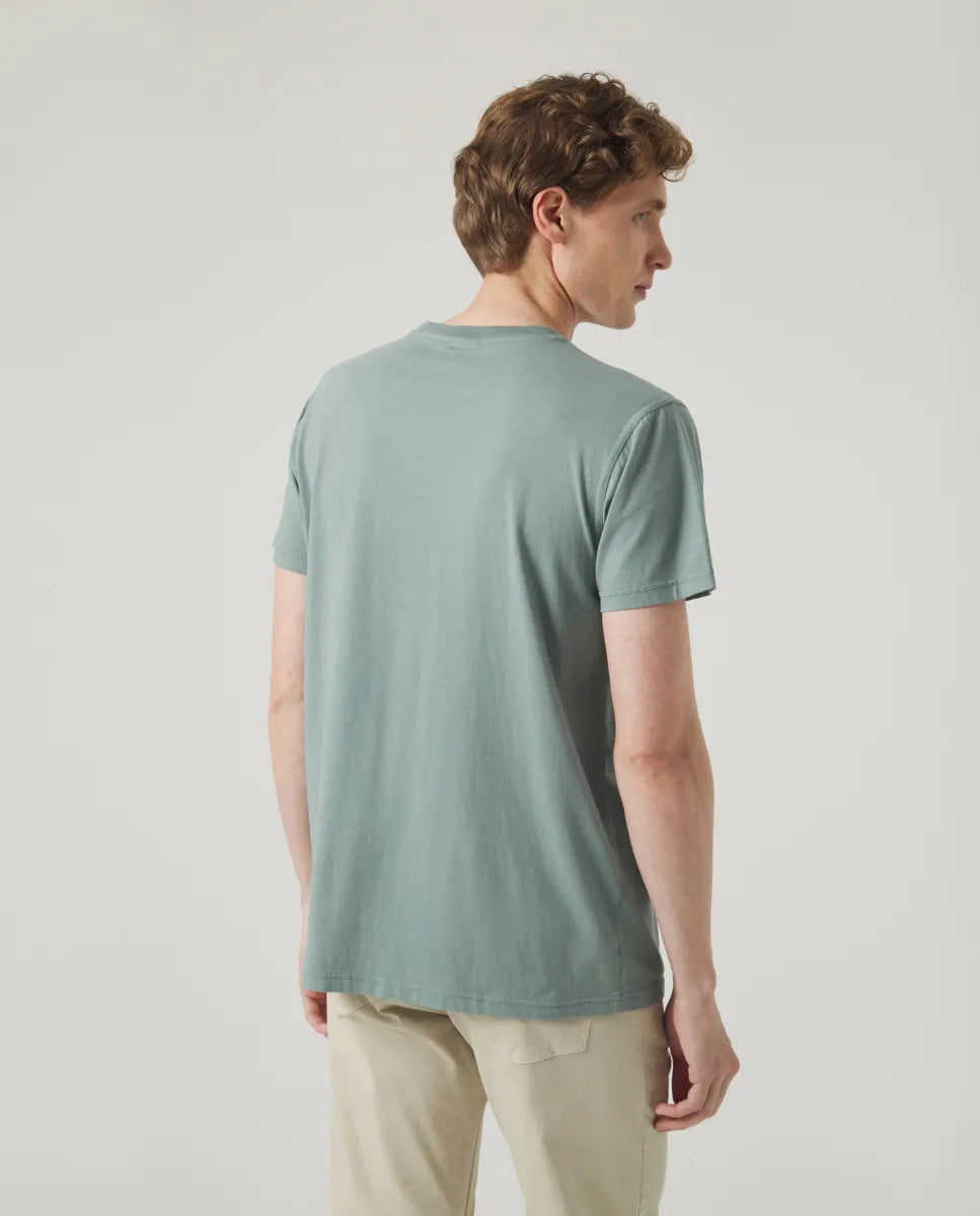 Camiseta classic organic verde grisáceo | SCOTTA