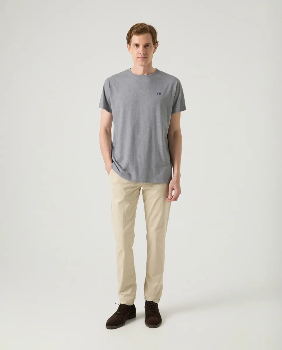 Camiseta Classic Organic Gris Melange | SCOTTA