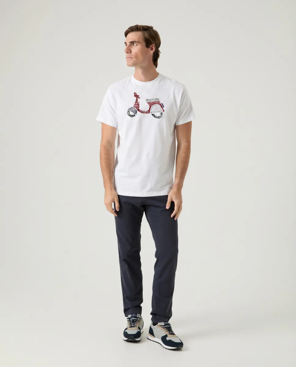 Camiseta Logo Frontal Blanco | SCOTTA