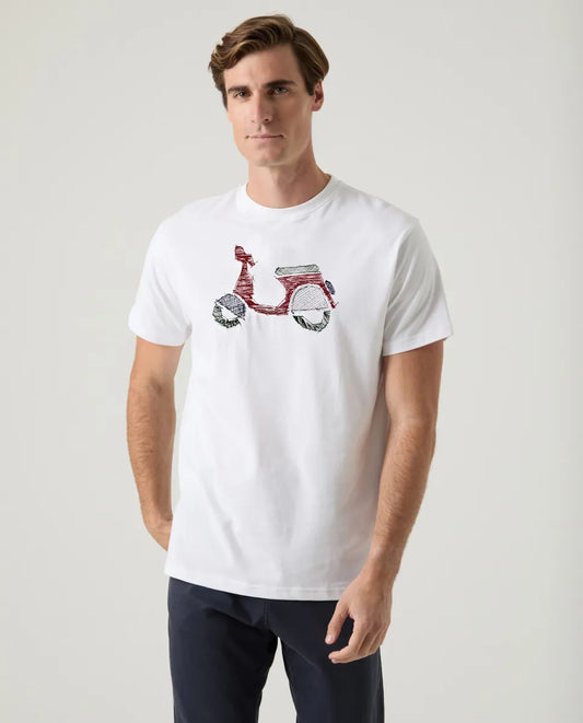 Camiseta Logo Frontal Blanco | SCOTTA
