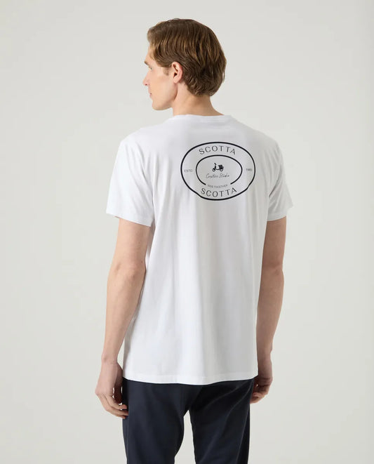 Camiseta Logo Espalda Blanco | SCOTTA