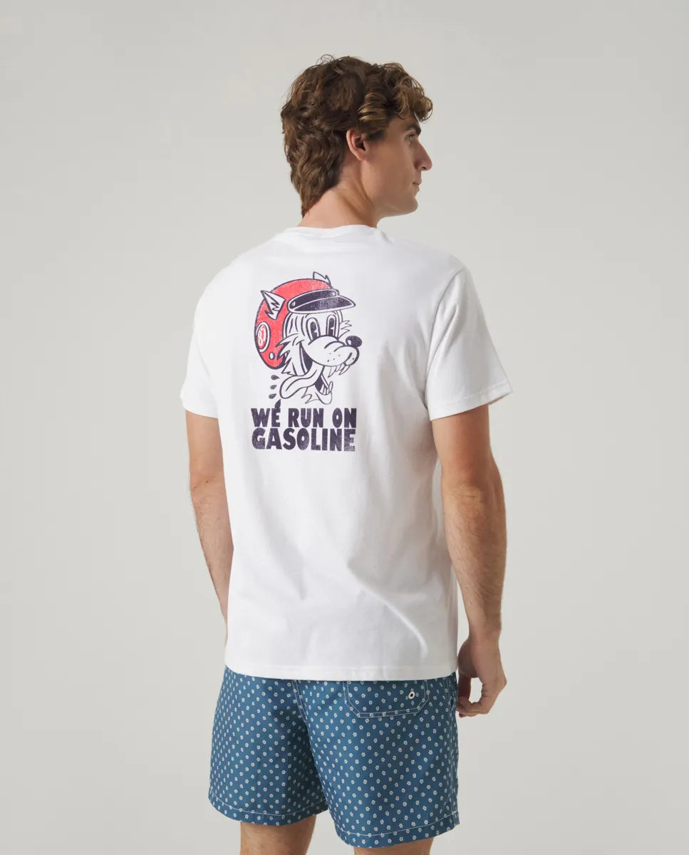 Camiseta Animal Pocket Blanco | SCOTTA