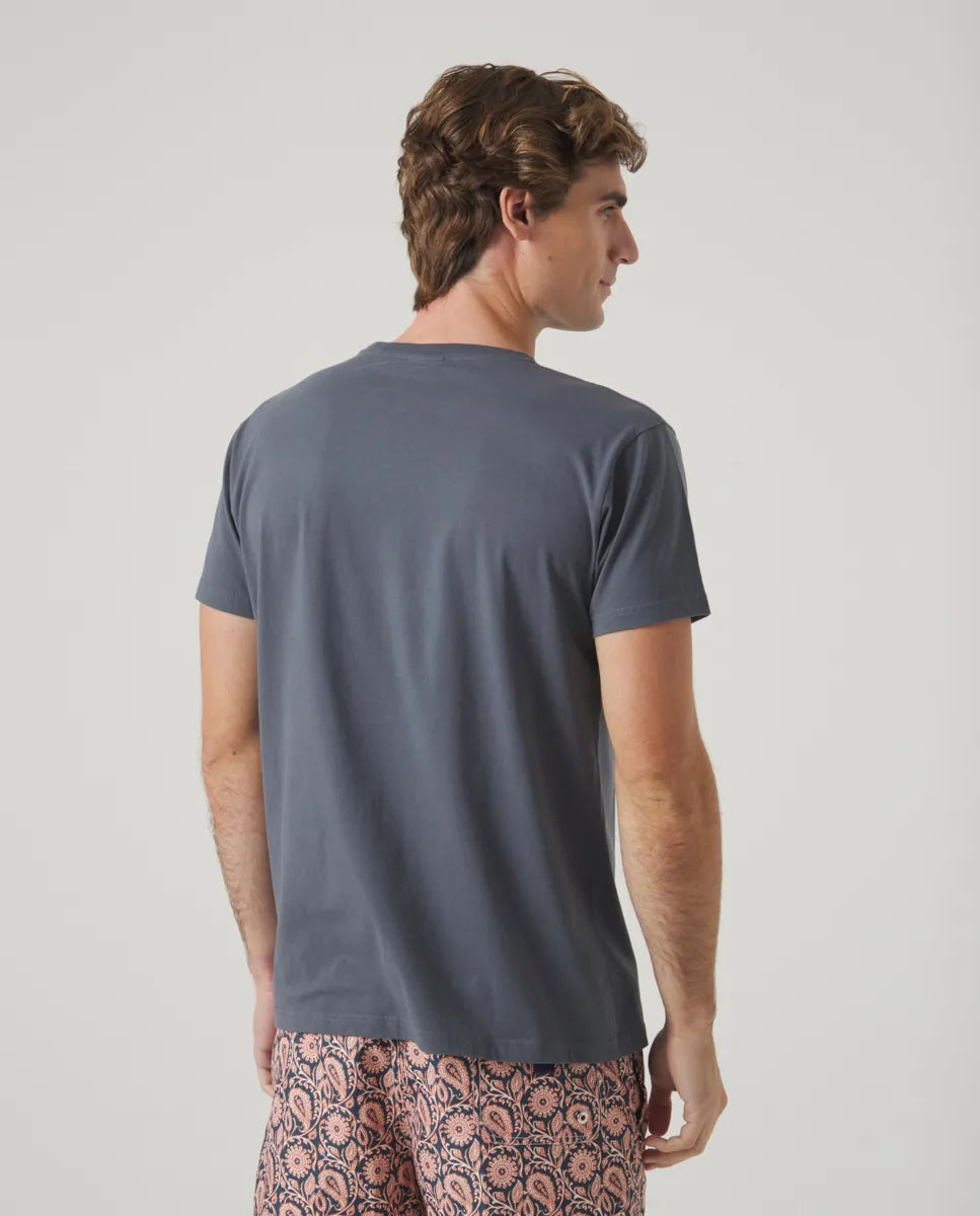 Camiseta Moto Girl Gris Oscuro | SCOTTA