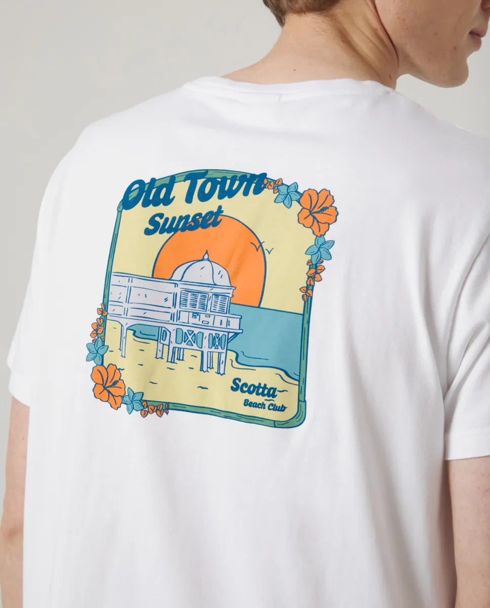 Camiseta old town blanco | SCOTTA