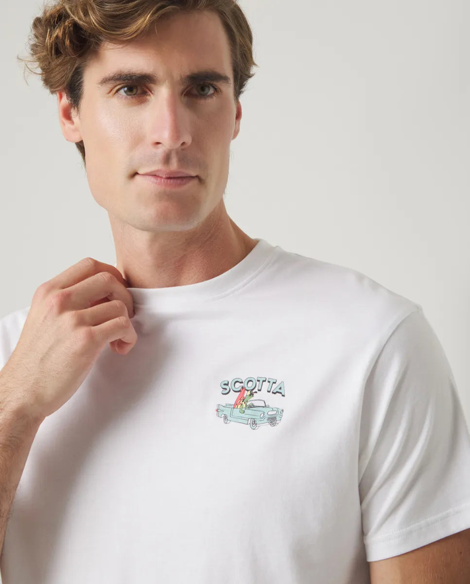 Camiseta Turtle Blanco | SCOTTA