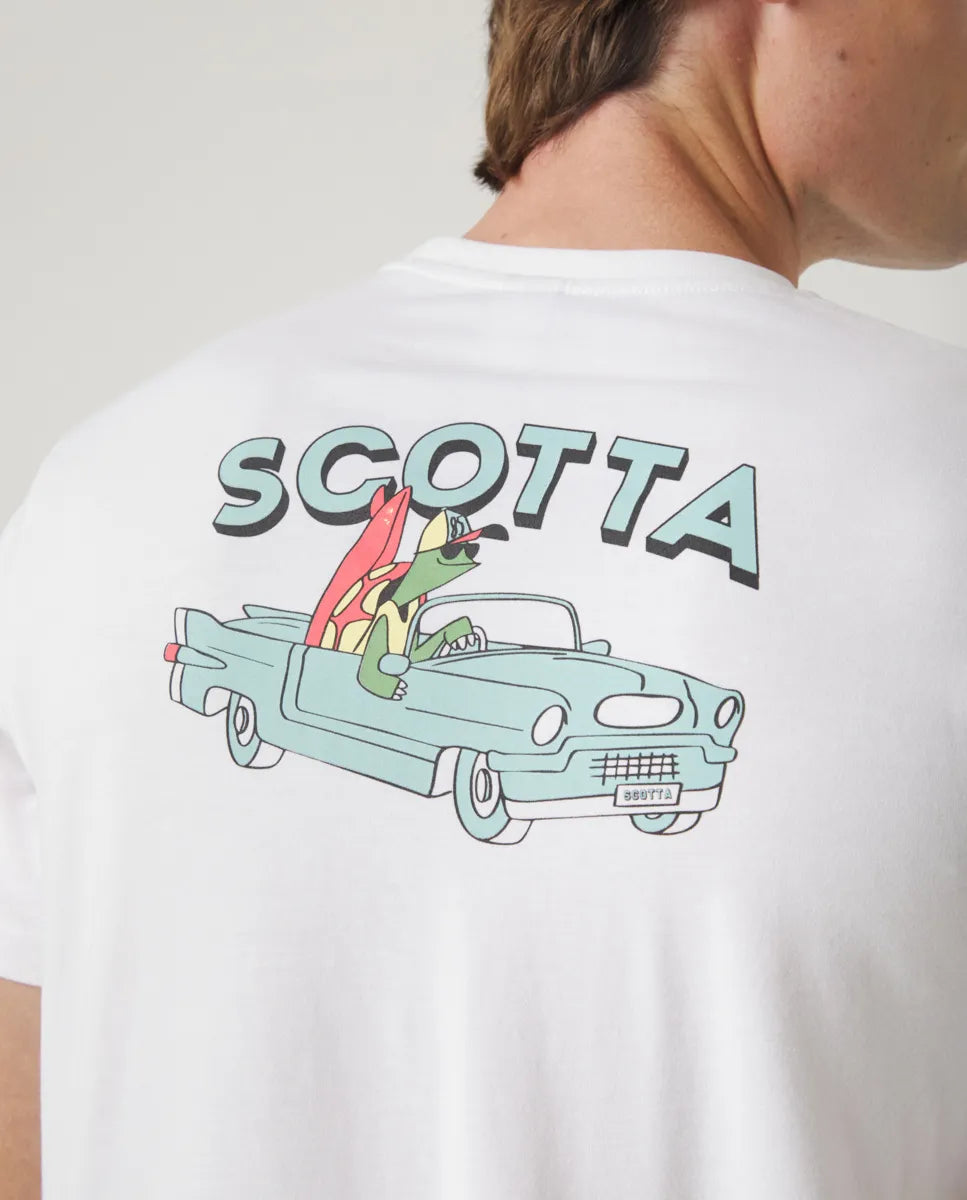 Camiseta Turtle Blanco | SCOTTA