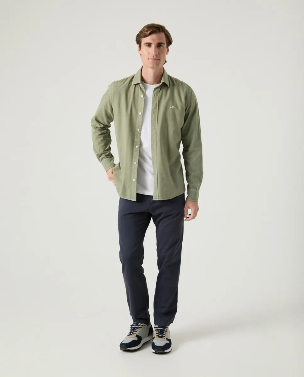 Camisa sarga khaki | SCOTTA