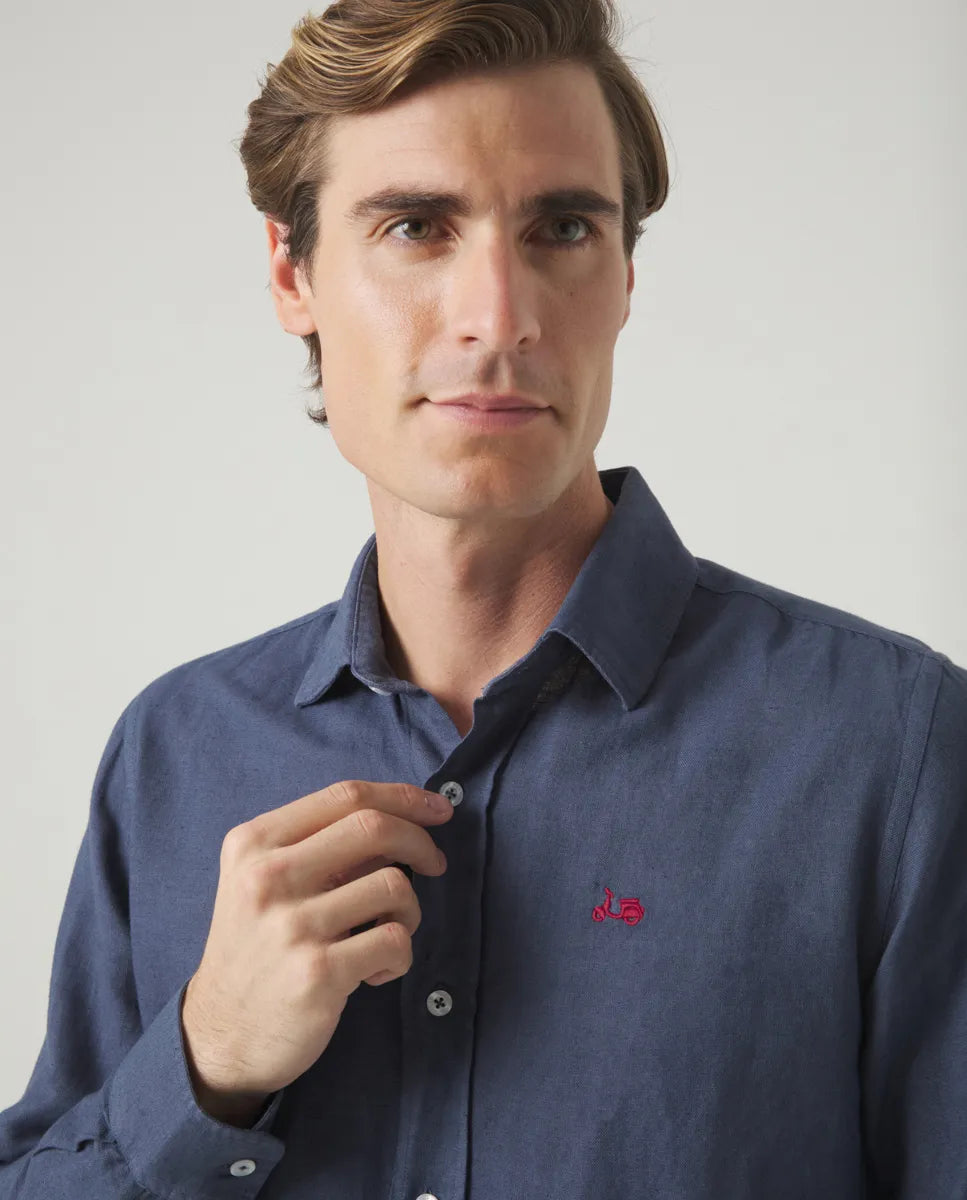 Camisa lissome li-co marino | SCOTTA