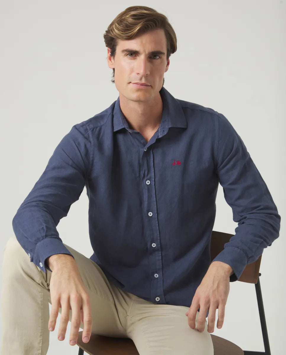 Camisa lissome li-co marino | SCOTTA