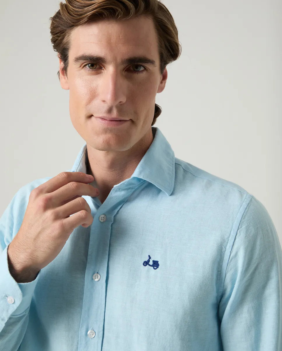 Camisa lissome li-co celeste | SCOTTA