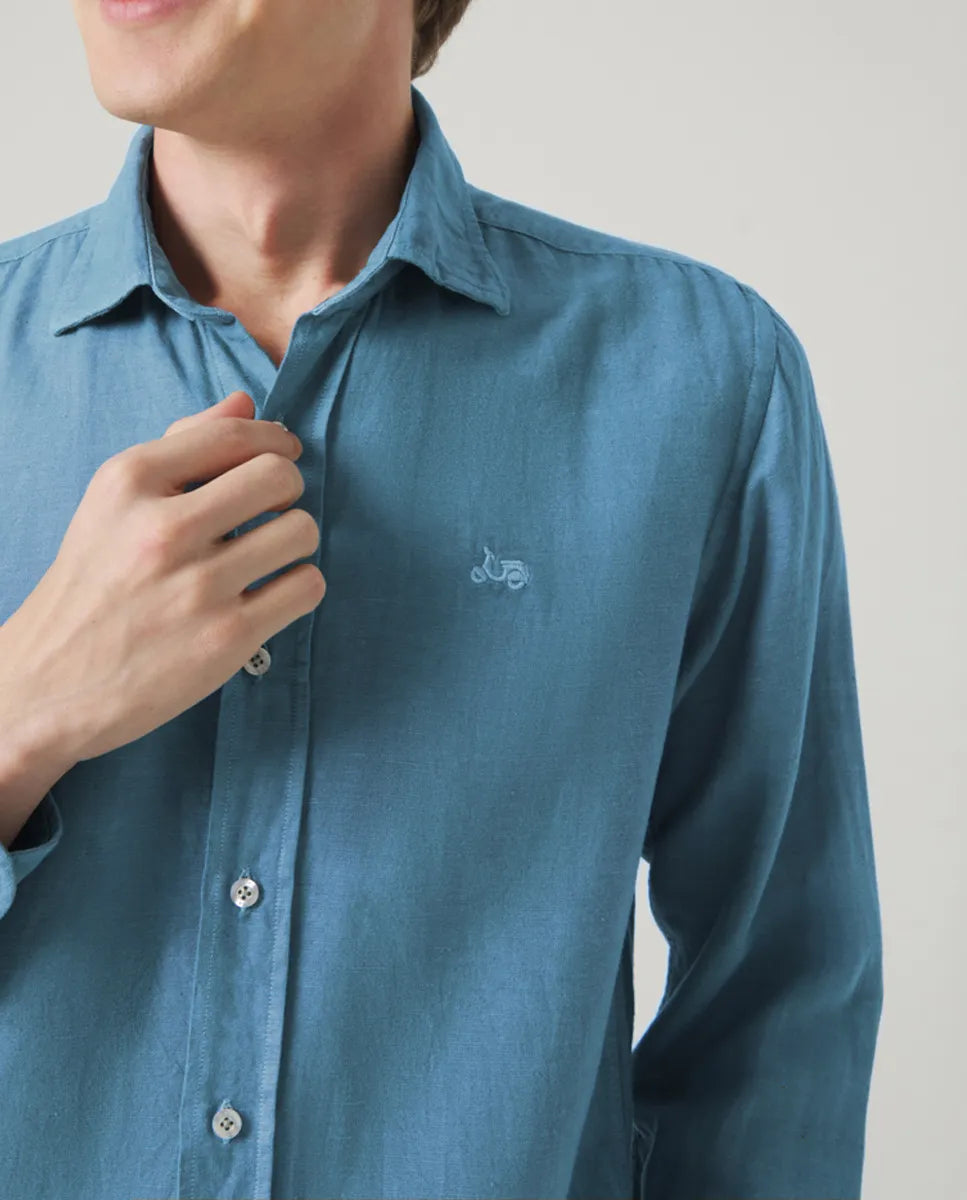 Camisa lissome li-co azul denim | SCOTTA