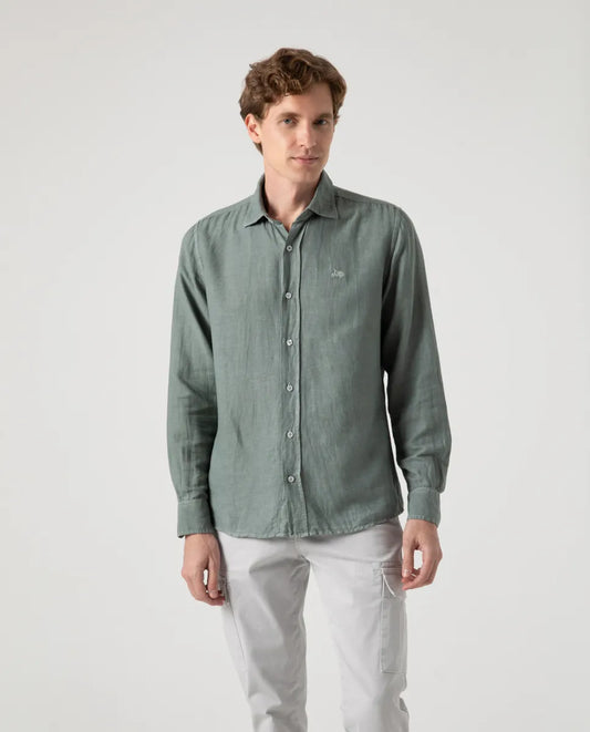 Camisa Linen Khaki | SCOTTA