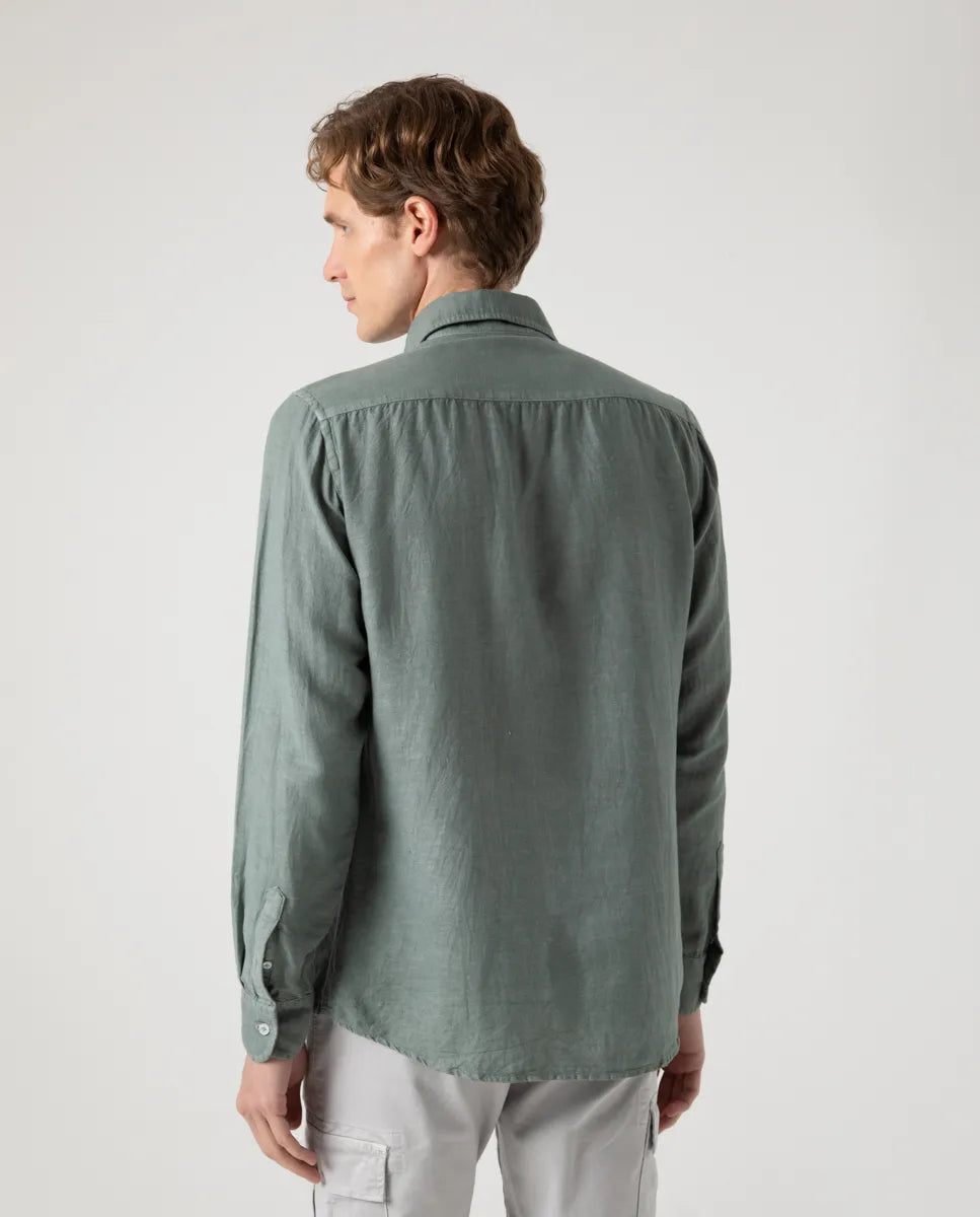 Camisa Linen Khaki | SCOTTA
