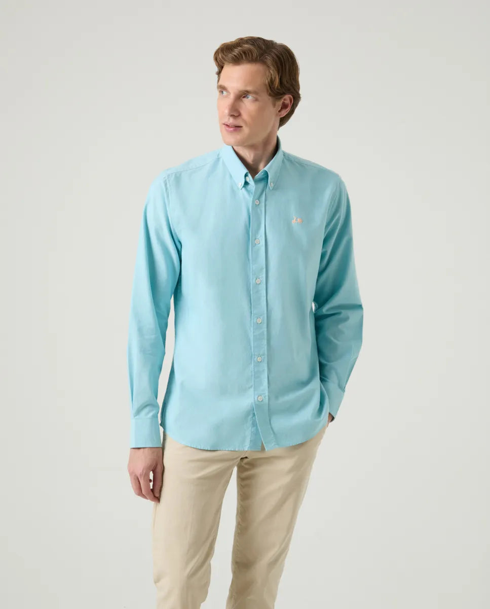 Camisa Oxford Turquesa | SCOTTA