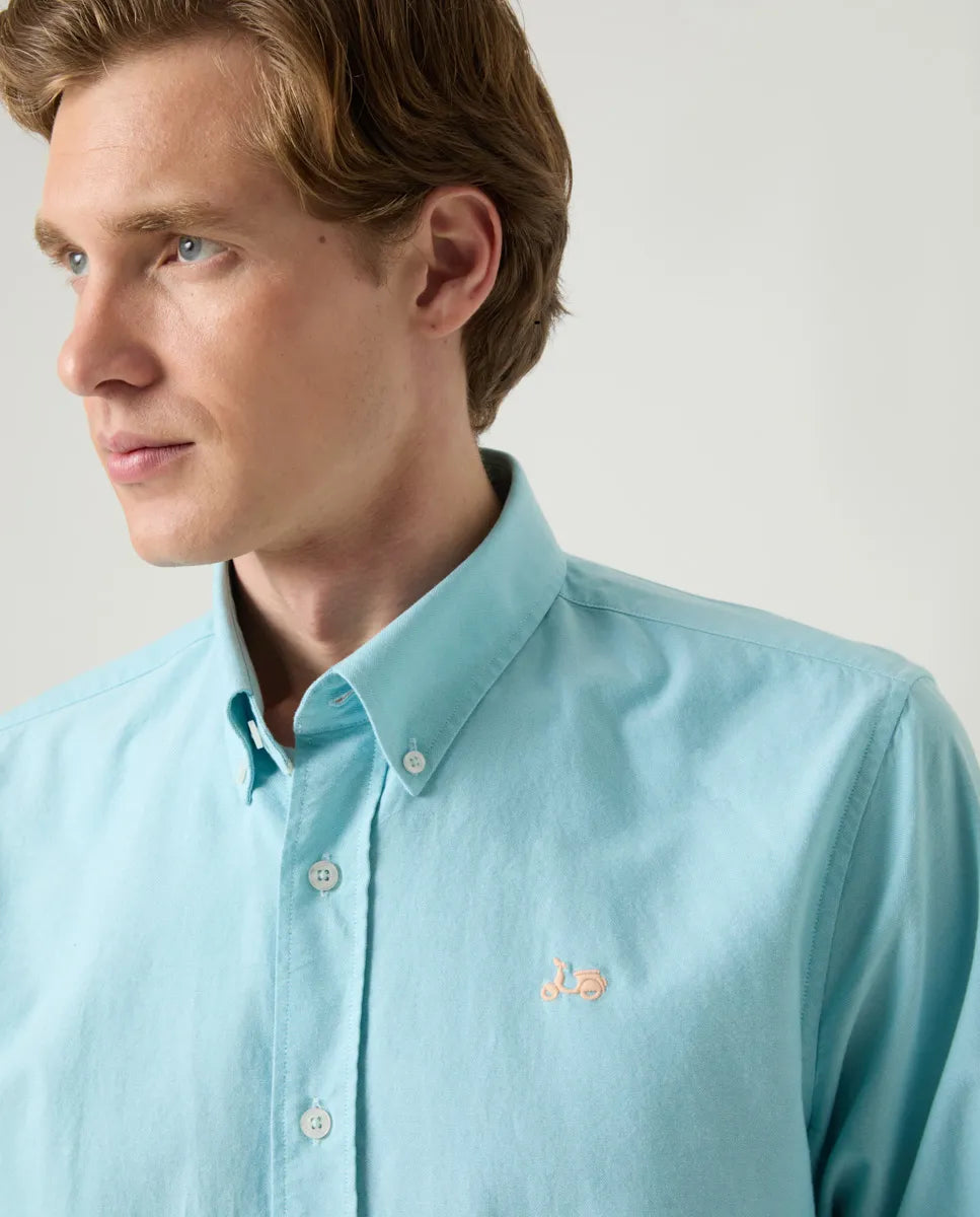 Camisa Oxford Turquesa | SCOTTA