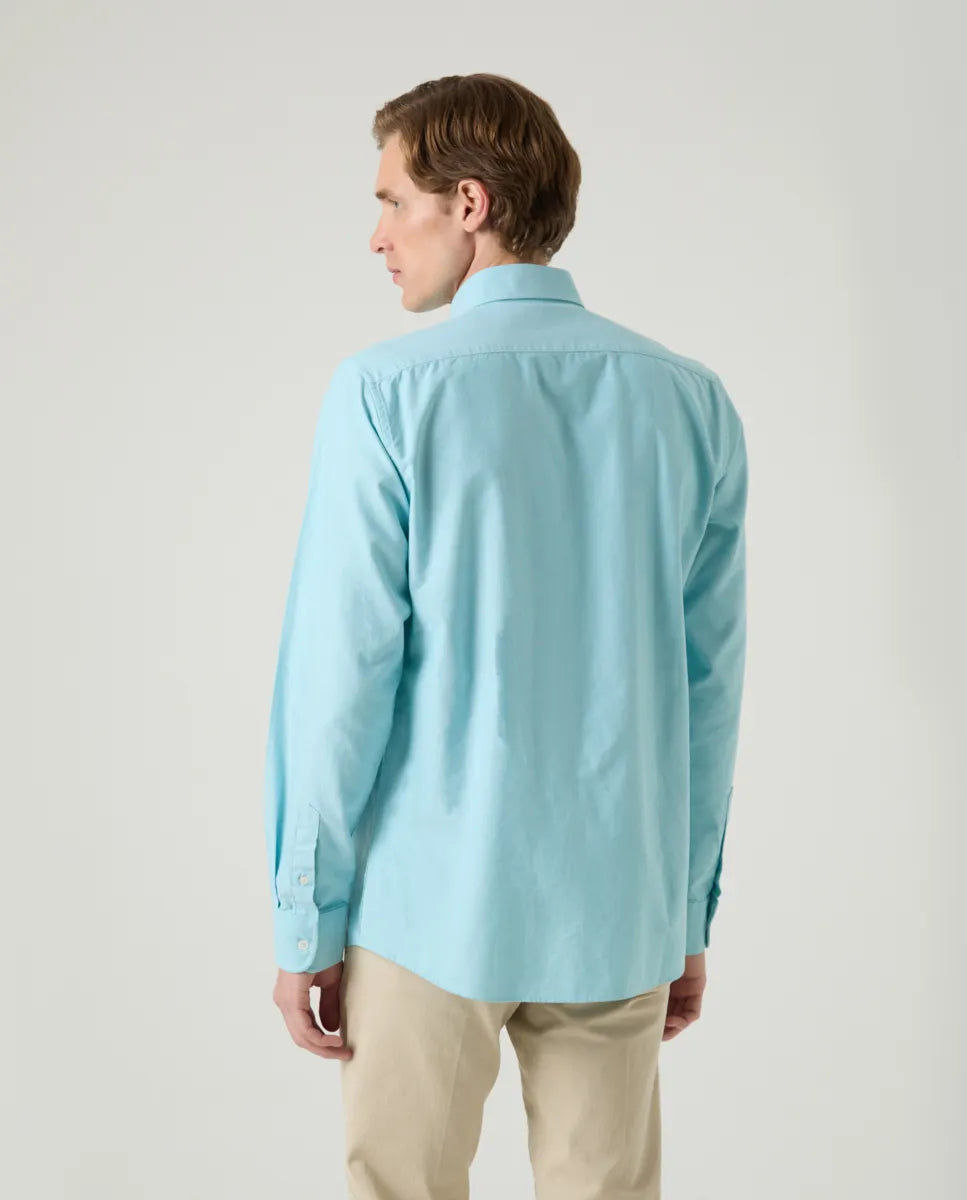 Camisa Oxford Turquesa | SCOTTA