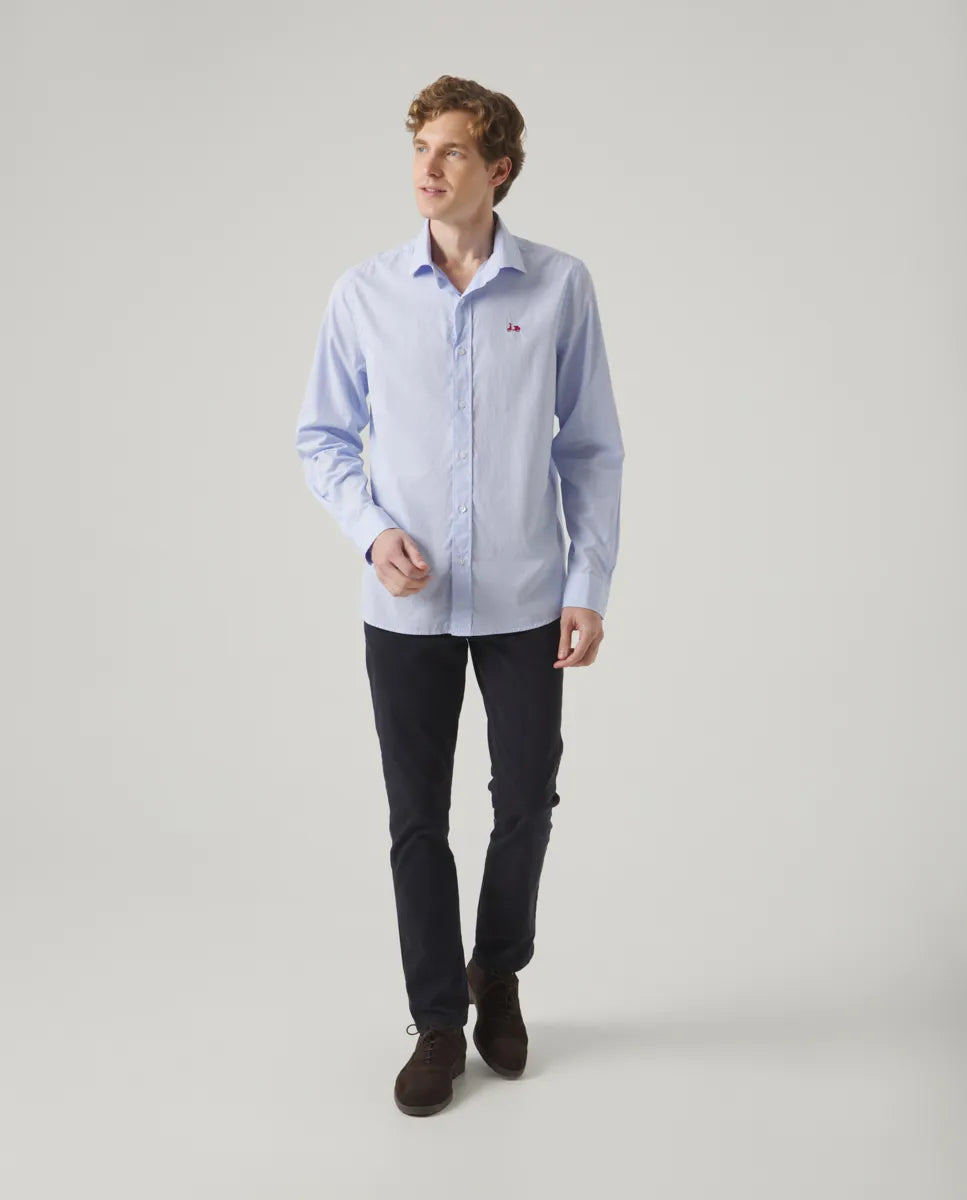 Camisa Vichy celeste | SCOTTA