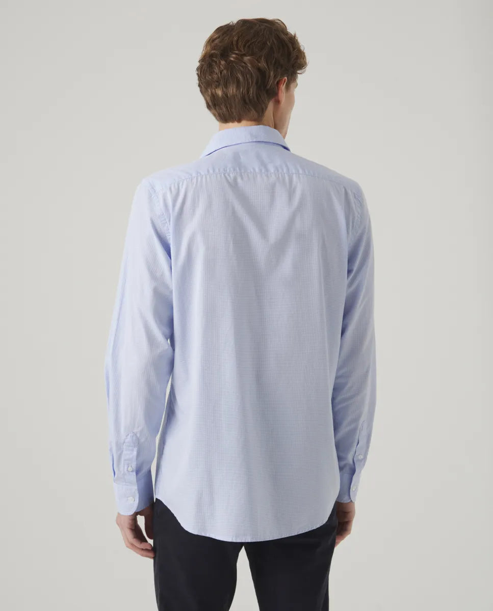 Camisa Vichy celeste | SCOTTA