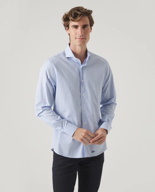 Camisa Classic Stripes Azulón | SCOTTA