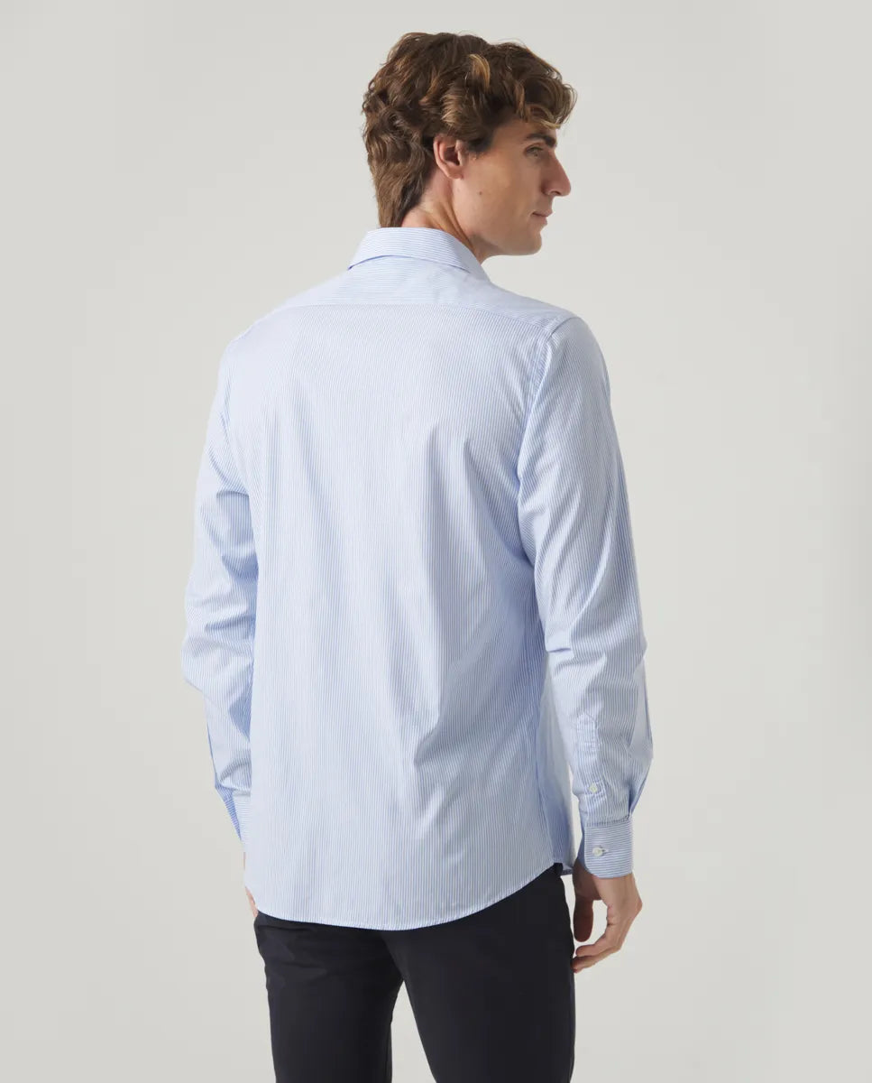 Camisa Classic Stripes Azulón | SCOTTA