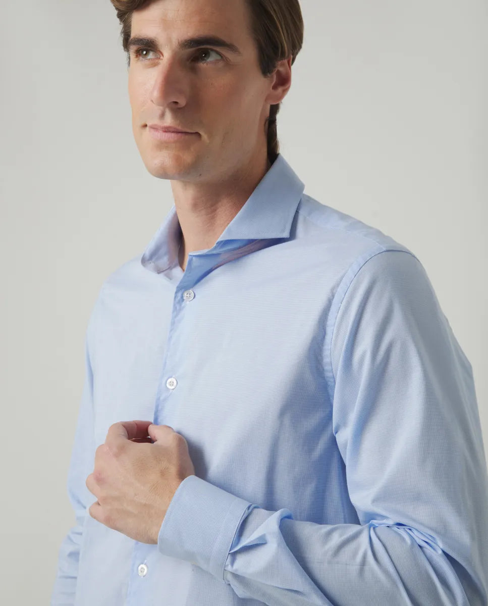 Camisa Classic Gallo Azul | SCOTTA