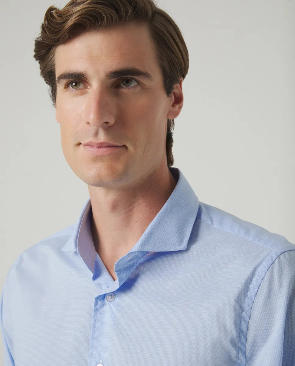 Camisa Classic Gallo Azul | SCOTTA