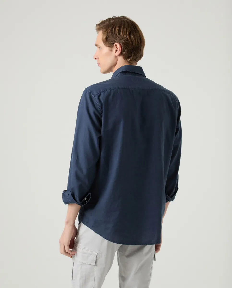 Camisa Polera Lissome Li-Co Marino | SCOTTA