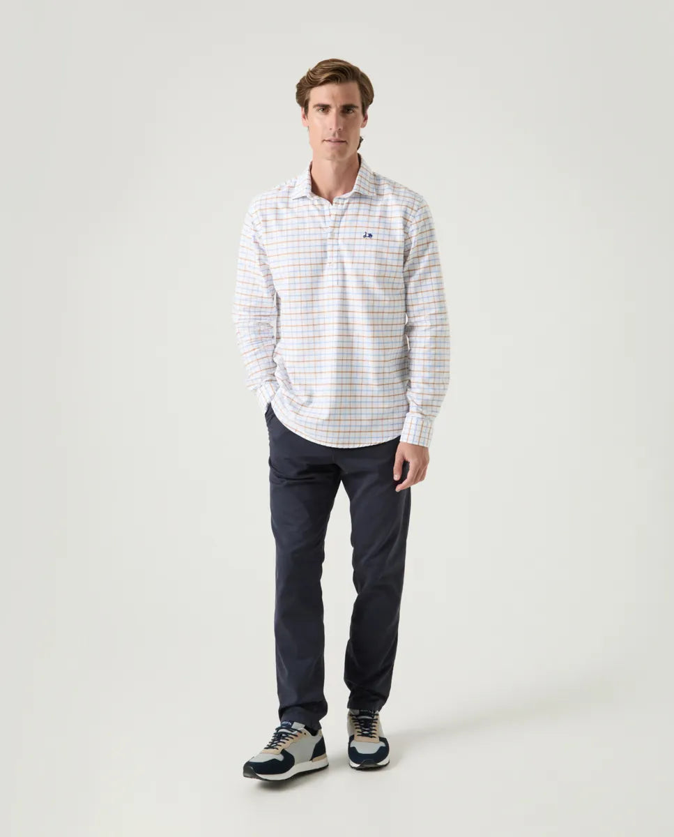 Camisa polera dopo blanco | SCOTTA