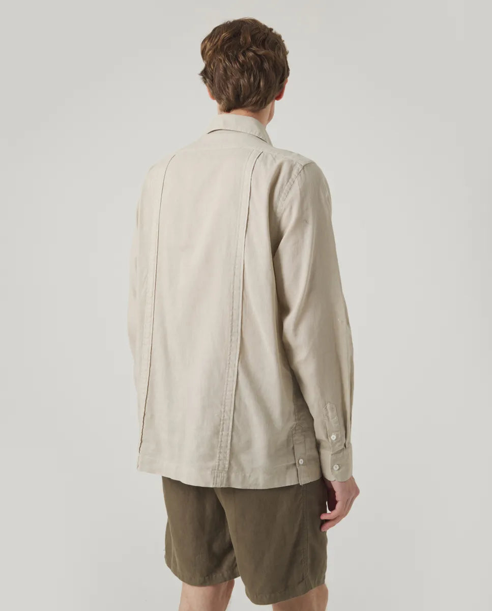 Camisa Guayabera Li-Co Marrón Topo | SCOTTA