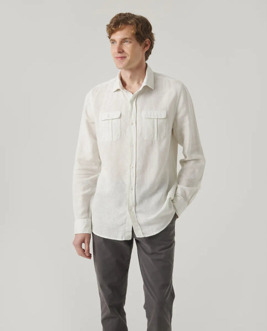 Camisa Li-Co Pocket Gris Hielo | SCOTTA