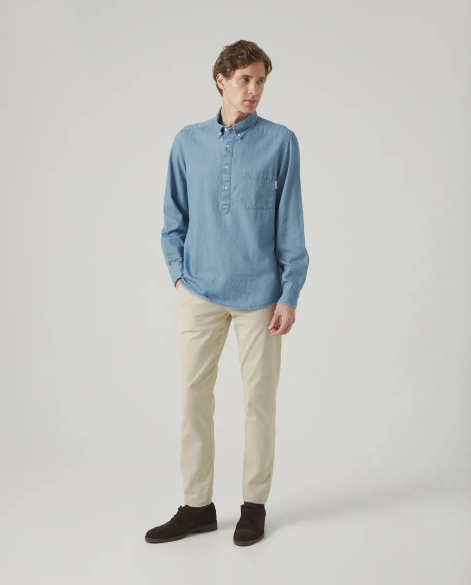 Camisa Polera Pocket Denim | SCOTTA