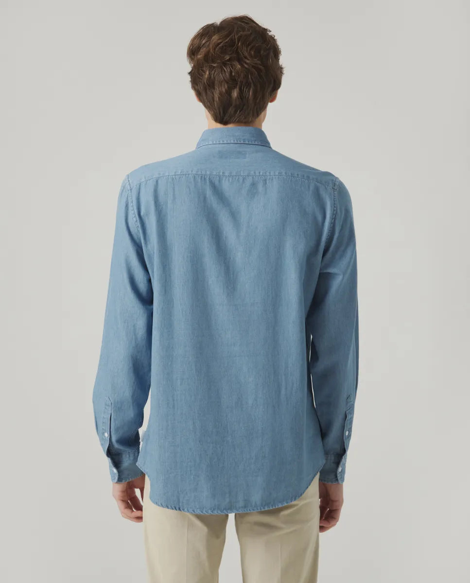Camisa Polera Pocket Denim | SCOTTA
