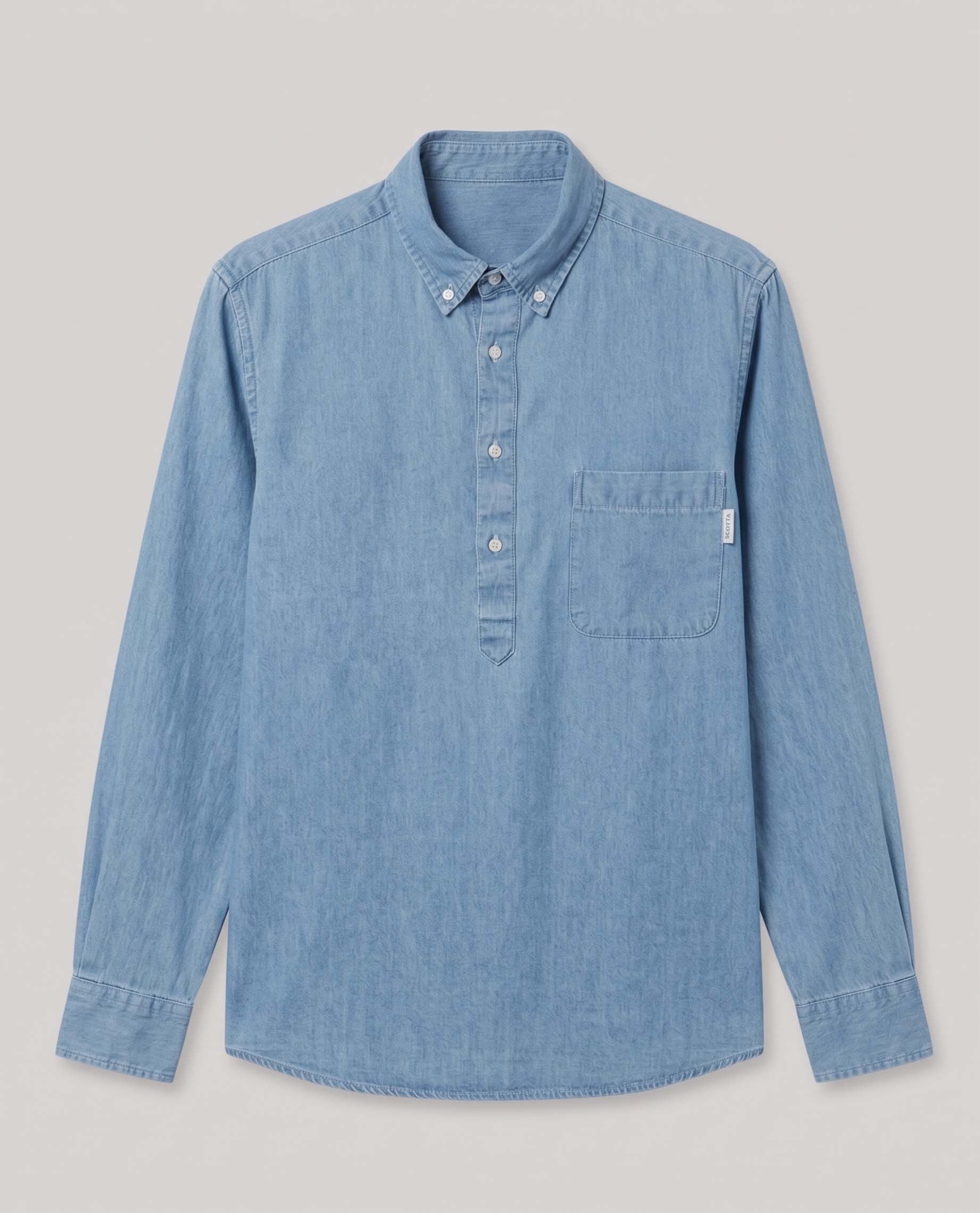 Camisa Polera Pocket Denim | SCOTTA