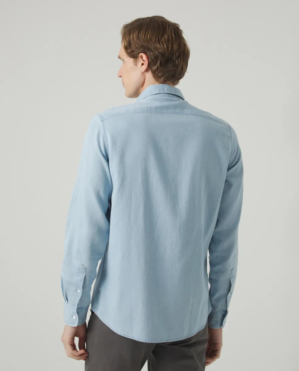 Camisa Denim Pockets Indigo | SCOTTA