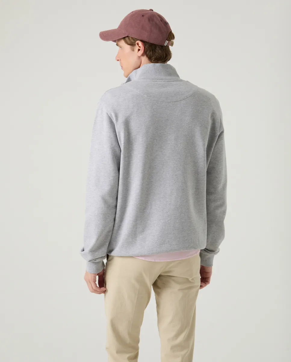 Sudadera Zip Gris | SCOTTA