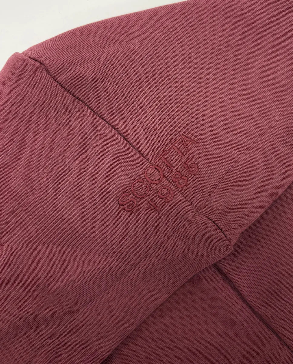 Sudadera hoodie burdeos | SCOTTA