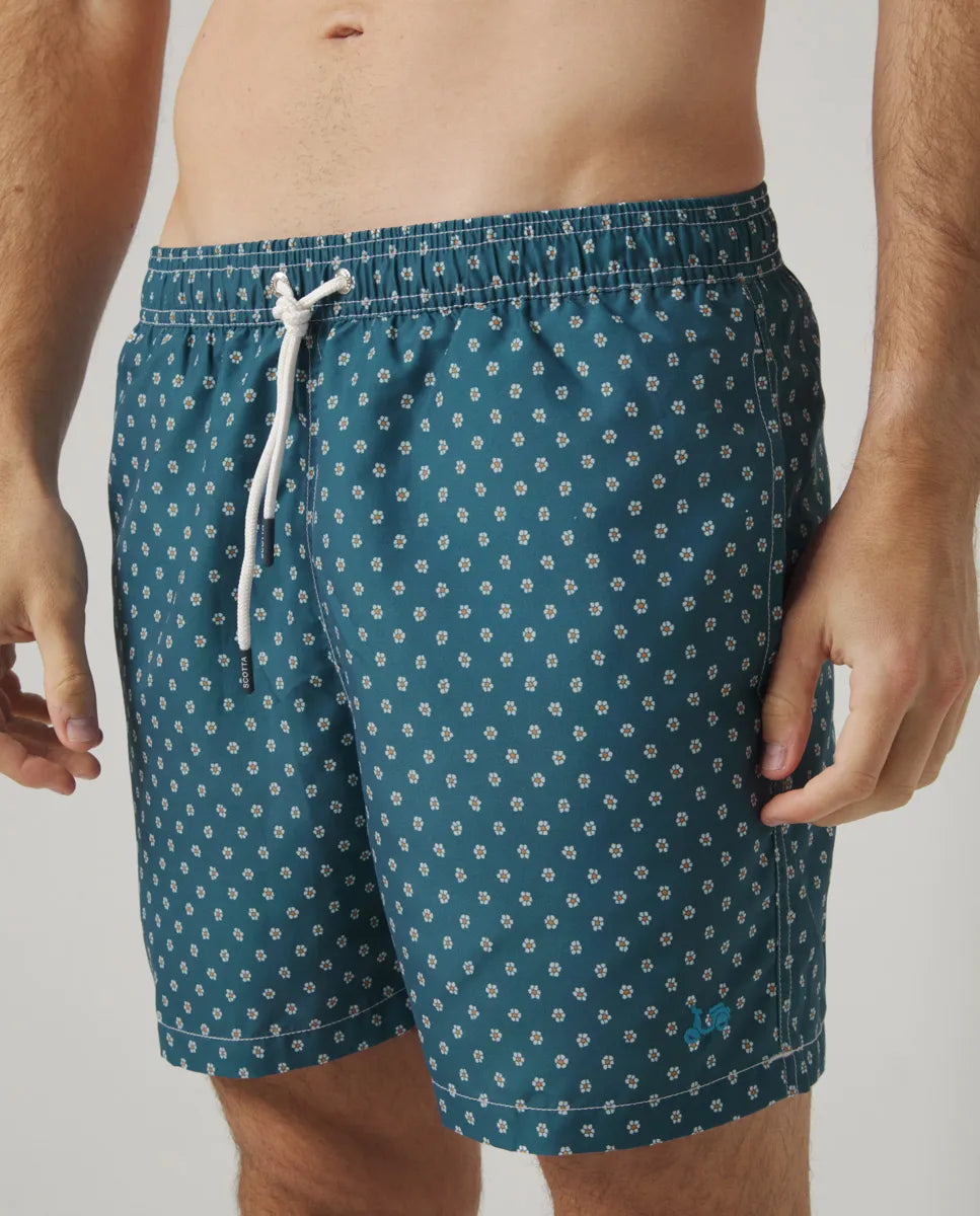 Bañador Flowers Classic Marino | SCOTTA