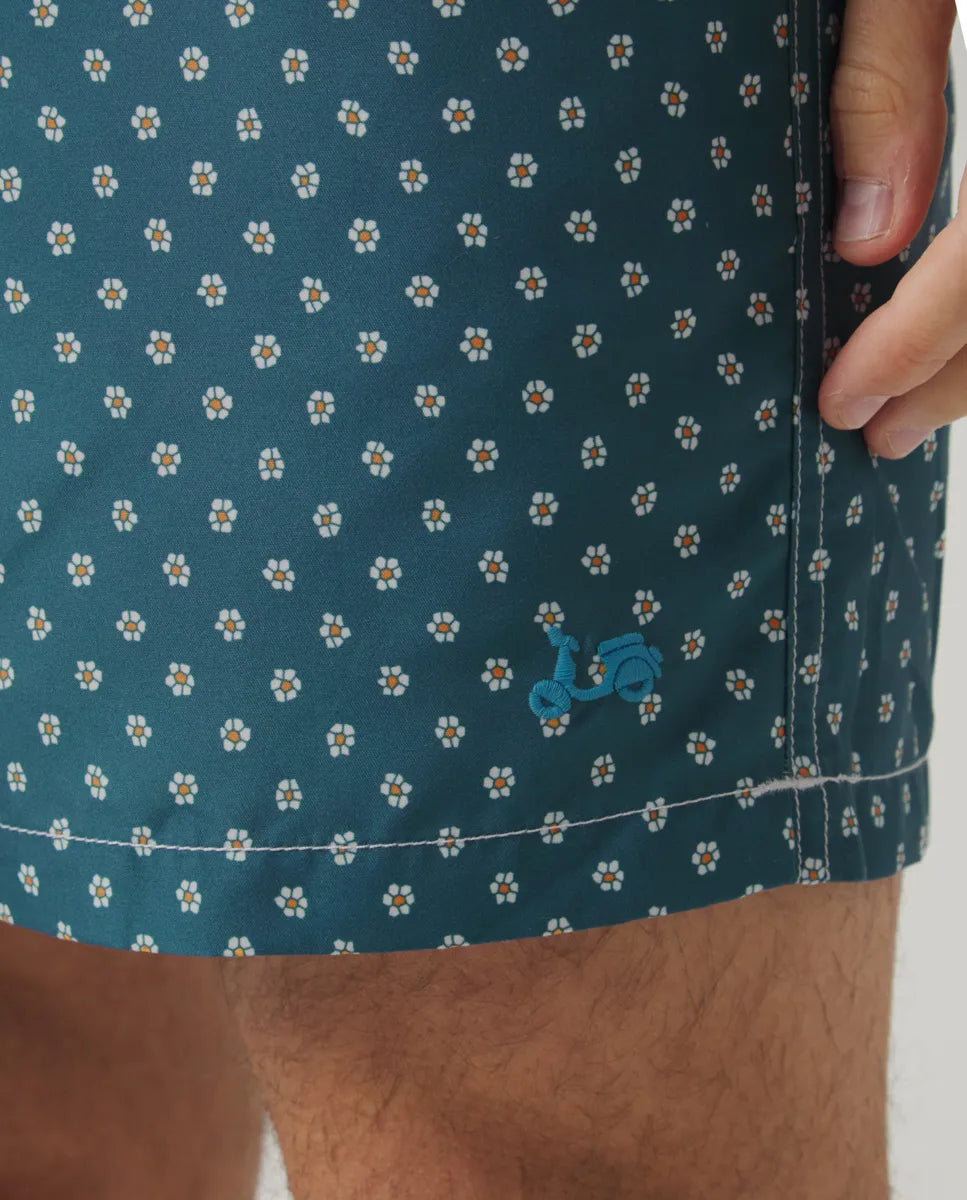 Bañador Flowers Classic Marino | SCOTTA
