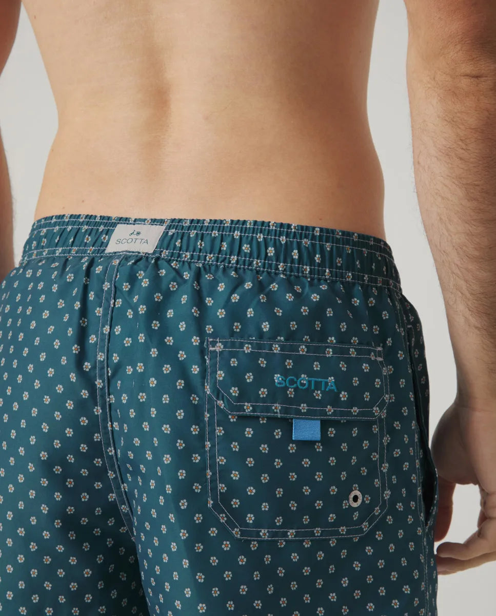 Bañador Flowers Classic Marino | SCOTTA