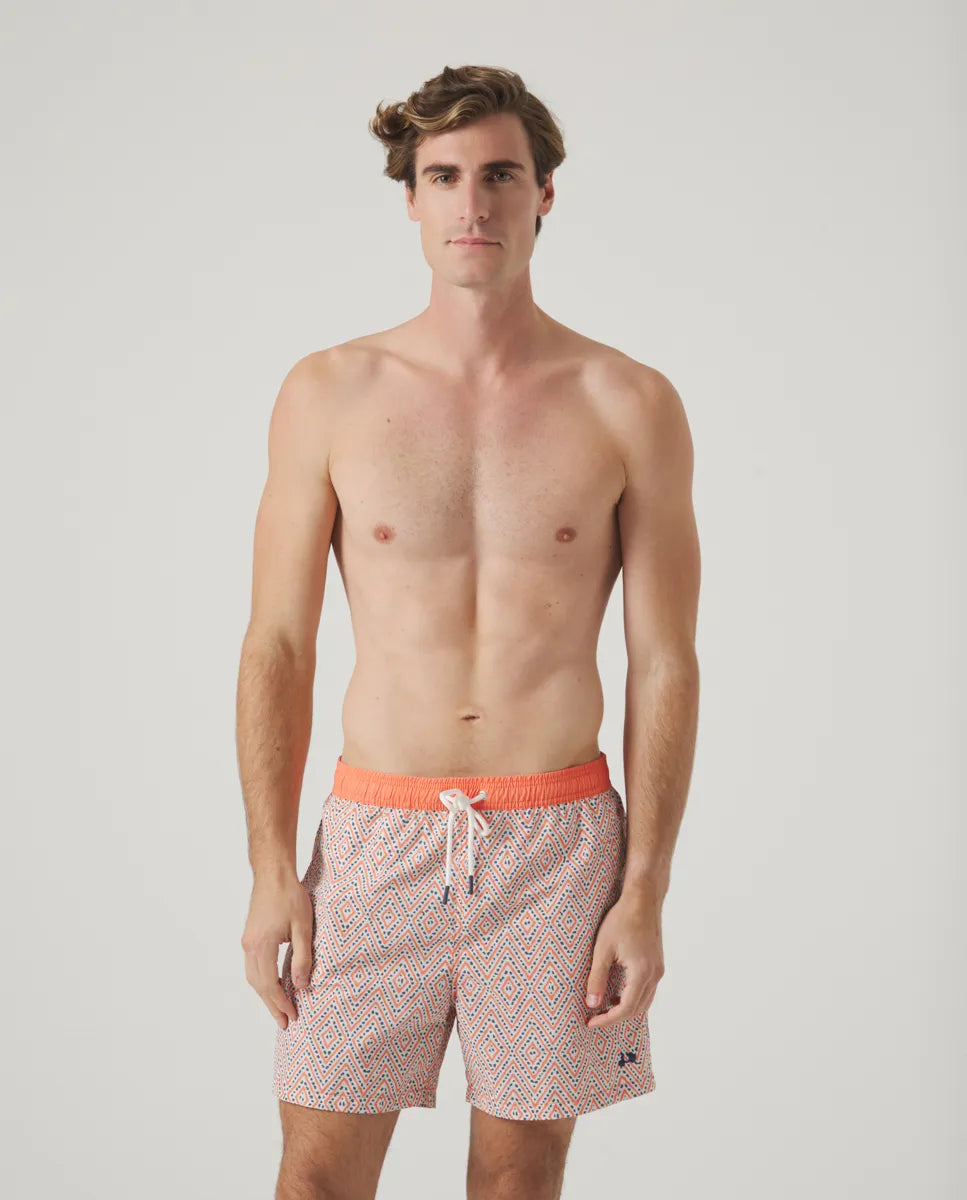 Bañador Ikat Naranja | SCOTTA