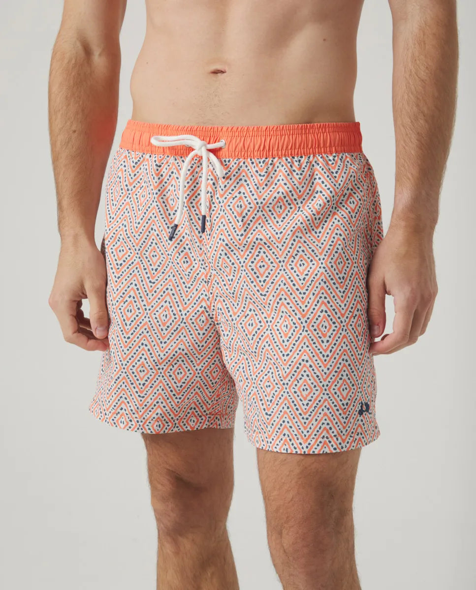 Bañador Ikat Naranja | SCOTTA