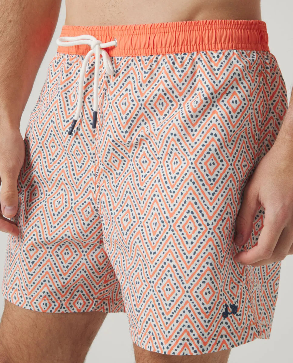 Bañador Ikat Naranja | SCOTTA