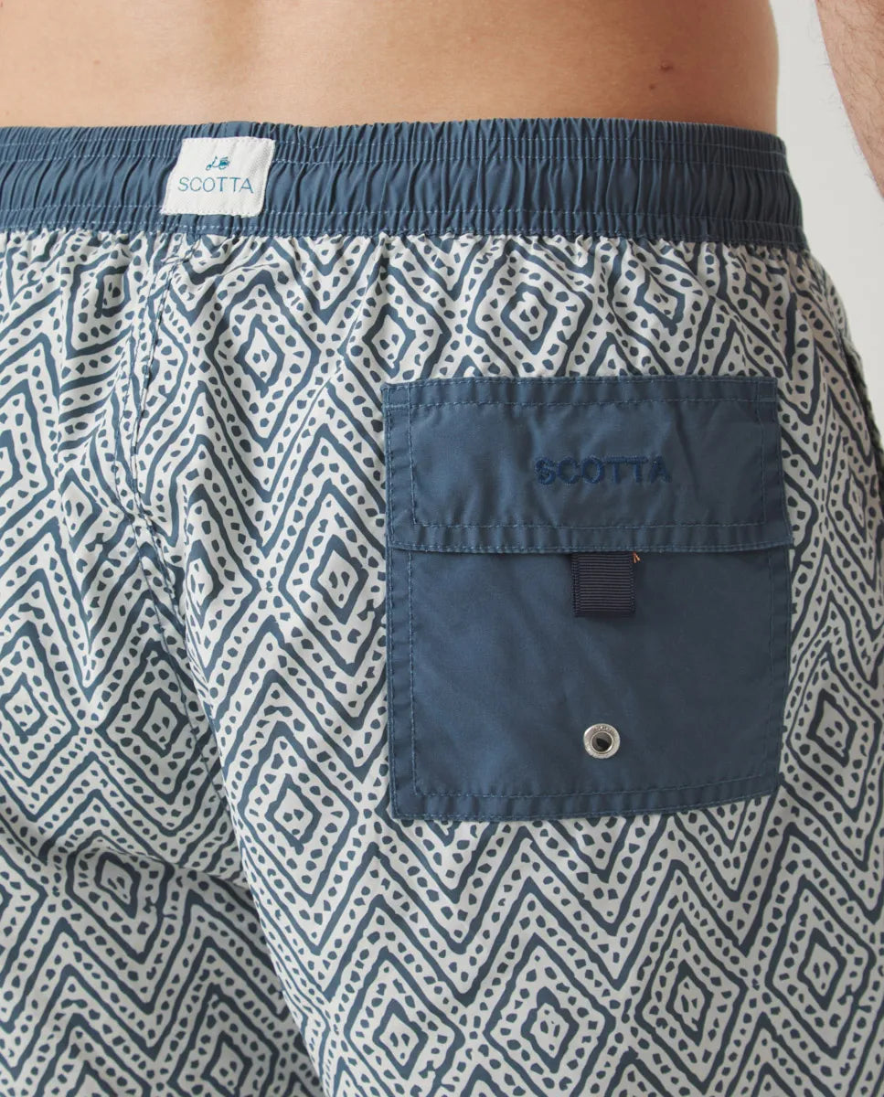 Bañador Ikat Azul | SCOTTA