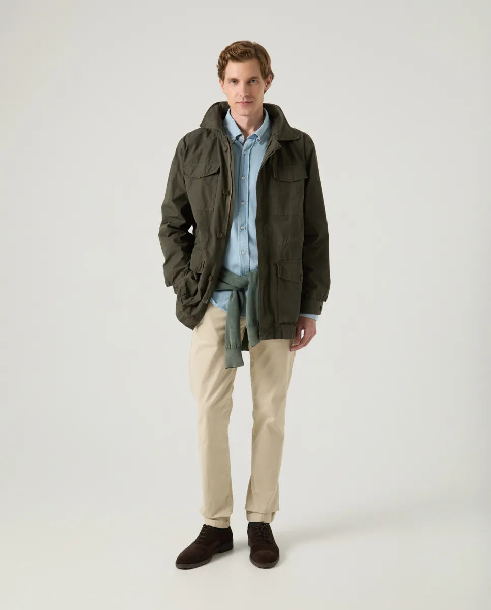 Chaqueta Sahariana Ligera Khaki | SCOTTA