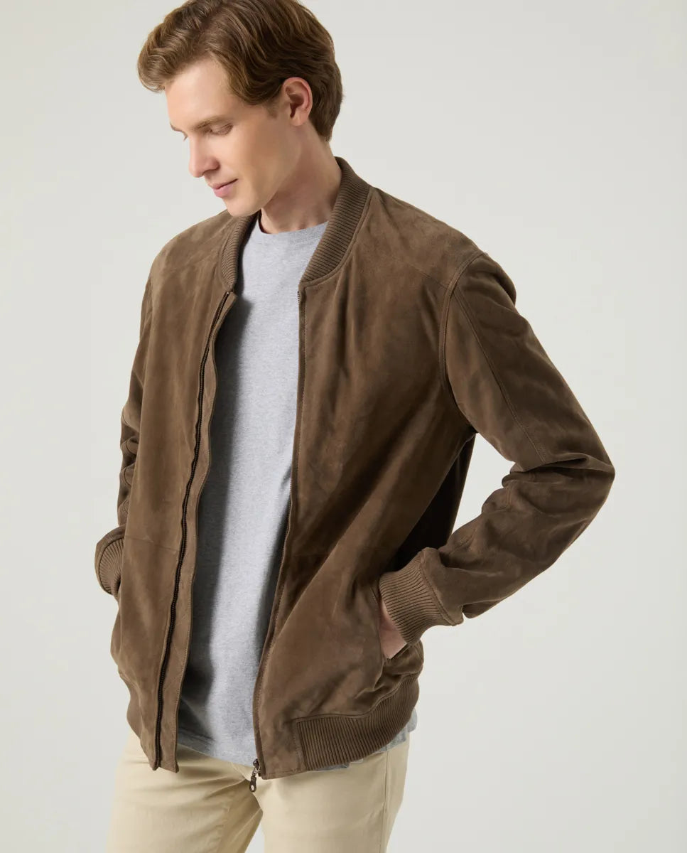 Chaqueta Piel Topo | SCOTTA